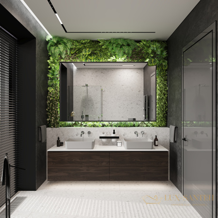 раковина накладная aqueduto espiral, esp0430, прямоугольная 370*500, серый матовый