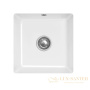 кухонная мойка villeroy & boch subway 50 su 332501r1 ceramicplus 440х440 мм, белый