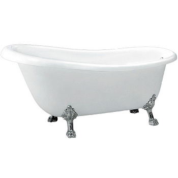 акриловая ванна belbagno bb04 170x80, белый