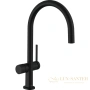 смеситель для кухни hansgrohe talis m54 72805670 матовый черный