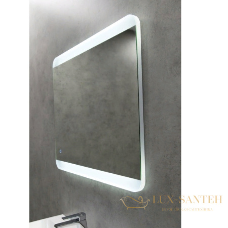 зеркало belbagno spc spc-cez-700-600-led-btn 70 см с кнопочным выключателем, с подсветкой