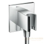шланговое подсоединение hansgrohe fixfit porter square 26486000