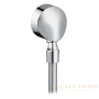 шланговое подсоединение hansgrohe fixfit e 27505000 хром