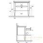 ножки для тумбы kerasan waldorf 919490cr, хром