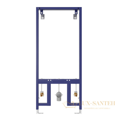 инсталляция berges novum 049213, для подвесного биде,  с выводами для холодной и горячей воды