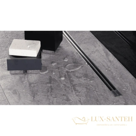 душевой канал bettoserb confluo slim line 13100032 550 мм, матовый хром