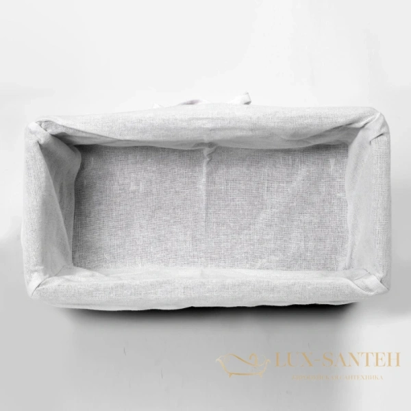 плетеная корзина wasserkraft lossa wb-120-l для белья, темно-коричневый