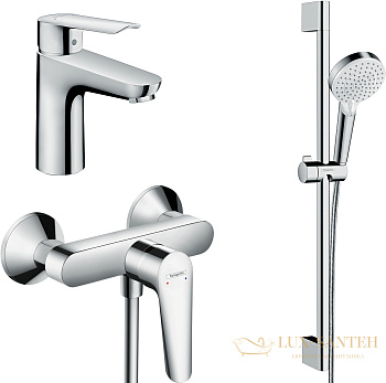 душевой комплект hansgrohe set logis e 100 (d)
