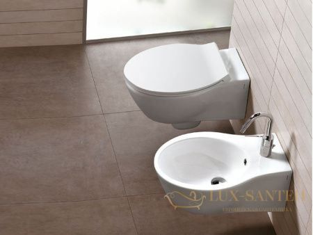 унитаз подвесной hatria nido yxmd01, белый глянцевый