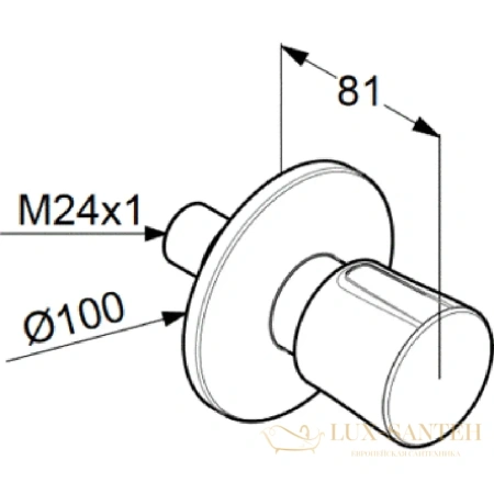 комплект для ванны kludi bozz 386340576 10 в 1 верхний душ 250 мм, хром
