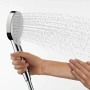 душевая система showerpipe 230 1jet с термостатом для ванны hansgrohe vernis shape 26284000 хром