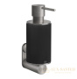 дозатор gessi 316 accessories 54714.239 подвесной, steel brushed/черный