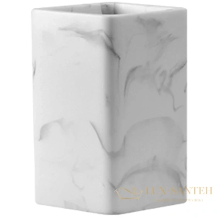 стакан wasserkraft ems k-1628, белый мрамор