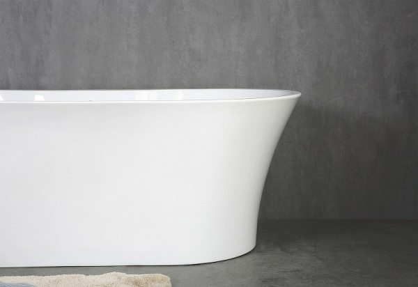 акриловая ванна belbagno bb201-1500-800 150х74 без гидромассажа, белый