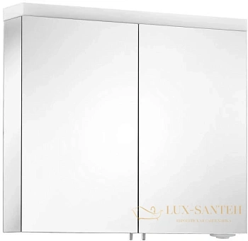 зеркальный шкаф keuco royal reflex, 24203171301, с подсветкой, 800 х 700 х 150 мм, серебристый анодированный