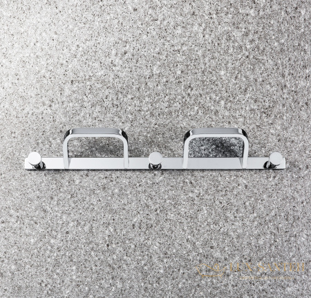 планка с крючками colombo design time w4237, хром