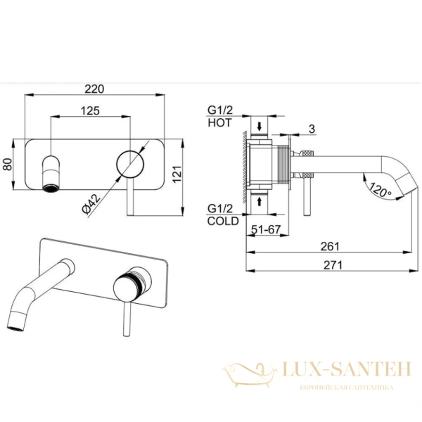 смеситель для раковины allen brau priority 5.31003-bn без донного клапана, никель