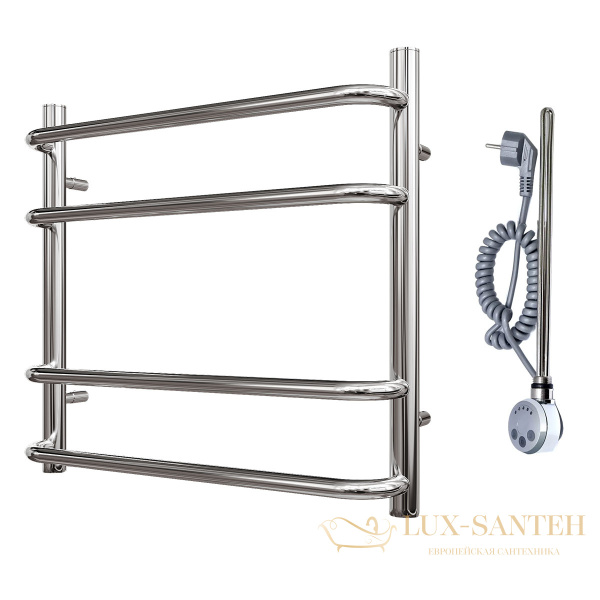 полотенцесушитель  500x500 электрический point нептун pn09155e п4 левый/правый, хром