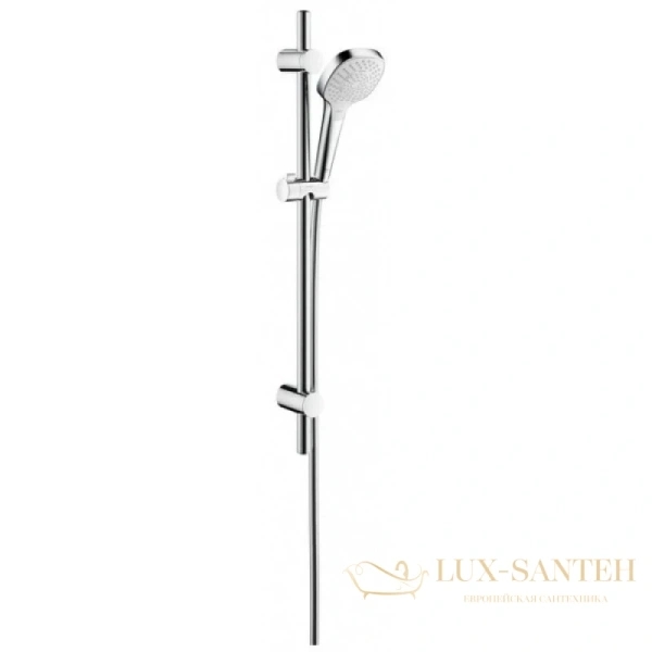 душевой гарнитур hansgrohe myselect e vario ecosmart 26751400 белый/хром