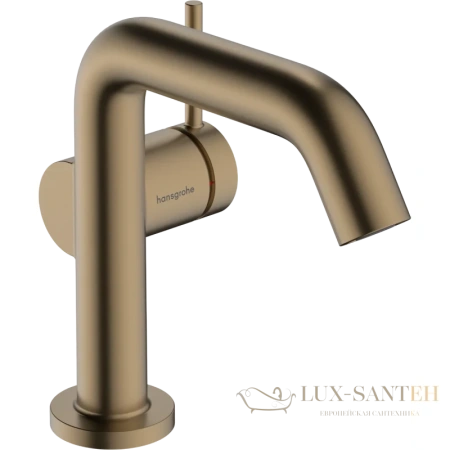 смеситель для раковины hansgrohe tecturis s coolstart ecosmart+ 73320140, бронза шлифованная