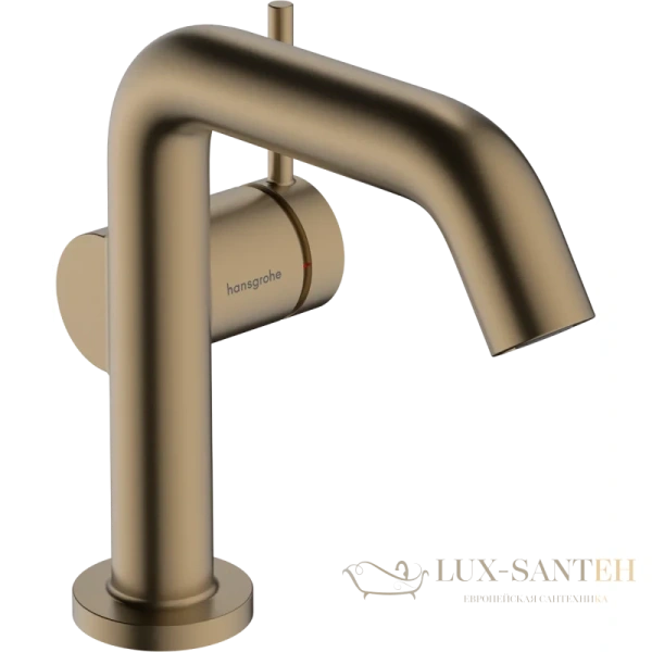смеситель для раковины hansgrohe tecturis s coolstart ecosmart+ 73320140, бронза шлифованная
