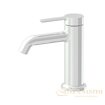 смеситель для раковины, fima carlo frattini snap, f3111bs, белый матовый