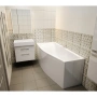 ванна astra-form скат 01010014 из литого мрамора 170х75 см l, белый