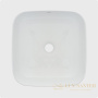 раковина накладная aquame aqm5011mw, 390*390 мм, белый матовый