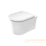 Чаша подвесного безободкового унитаза Duravit White Tulip 2576092000 Rimless, белый