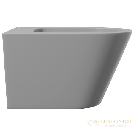 биде подвесное aqueduto cone, con0330, 525*365, серый матовый