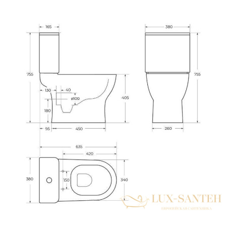 унитаз компакт belbagno steam bb130cpr/bb130sc без бачка с сиденьем микролифт, белый