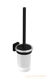 ершик для унитаза подвесной kludi vela s, 2597439, черный матовый