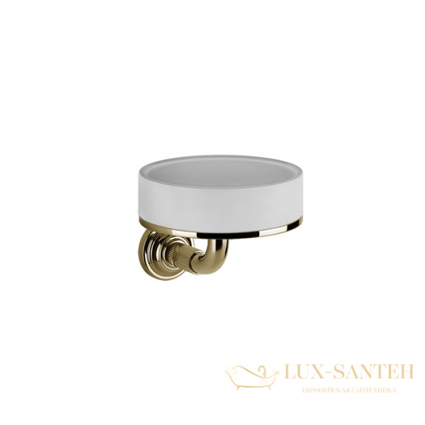 мыльница gessi venti20 65401.710 подвесная, brass pvd/белый
