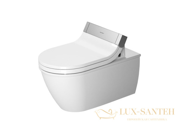 чаша подвесного унитаза duravit darling new 2544590000 для крышки-биде sensowash, белый