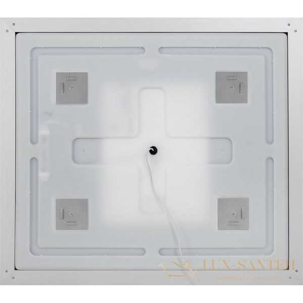 зеркало belbagno kraft spc-kraft-1085-685-tch-warm 108.5 см с подсветкой, с подогревом, с сенсорным выключателем, сатин