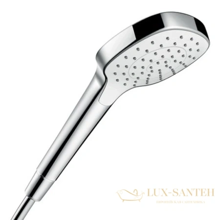 ручной душ hansgrohe croma e 1jet 26814400 белый/хром
