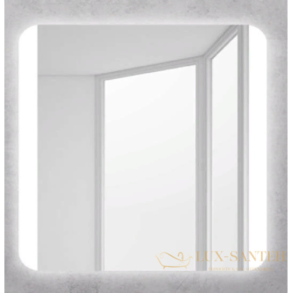 зеркало belbagno spc spc-cez-700-700-led-btn 70 см с кнопочным выключателем, с подсветкой