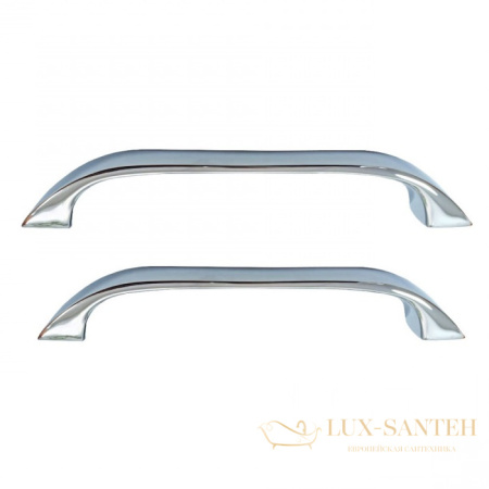 ручки dlr000009 для чугунных ванн скобообразные delice серия elite (комплект 2 шт), хром