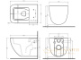 сиденье с крышкой для унитаза cielo shui comfort cpvshcotf pm, быстросъемное, из термоотверждающейся смолы, с плавным опусканием, pomice