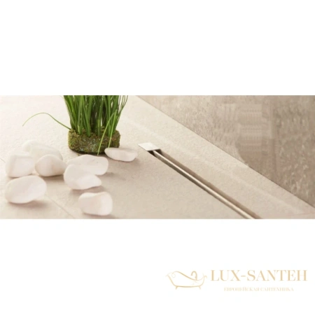 душевой канал bettoserb confluo slim line 13100032 550 мм, матовый хром