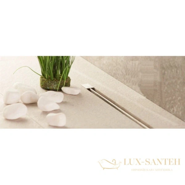 душевой канал bettoserb confluo slim line 13100033 650 мм, матовый хром