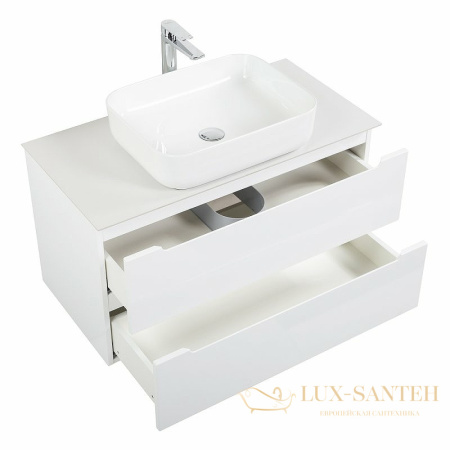 столешница под раковину belbagno kep-70-bo, bianco opaco