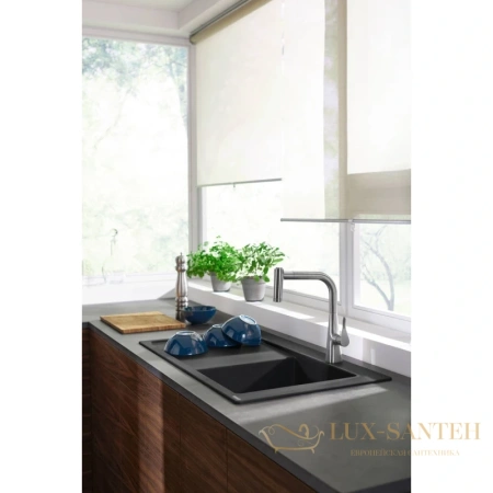 смеситель для кухни hansgrohe metris 73800000