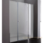 душевая дверь cezares elena elena-w-b-13-40+60/40-p-cr-r 140 см r профиль хром, стекло рифленое