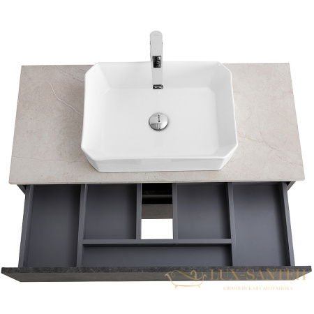 тумба под раковину cezares molveno 46 molveno 46-100-2c-so-oss 100 см подвесная, ossido