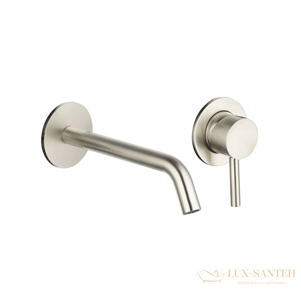 смеситель для раковины встраиваемыйaquame siena aqm6215aqm6215bn, с внутренней частью, никель брашированный