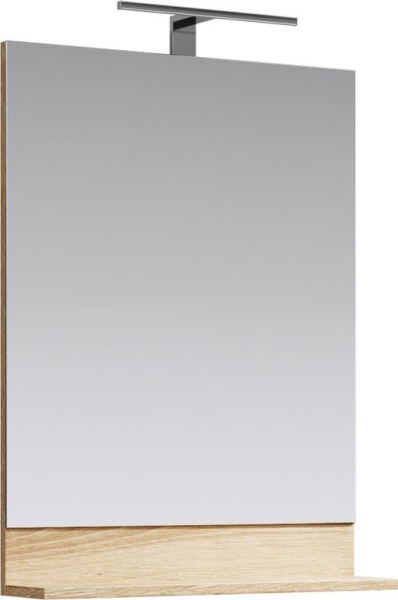 зеркало с подсветкой aqwella фостер-60, fos0206ds, цвет дуб сонома
