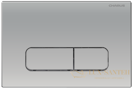 панель смыва charus tm, elegia, fp.320.46.01, хром матовый