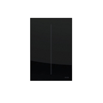 электронная панель смыва для писсуара tece tecefilo 9242063 питание от батареи 7,2 в, черное стекло