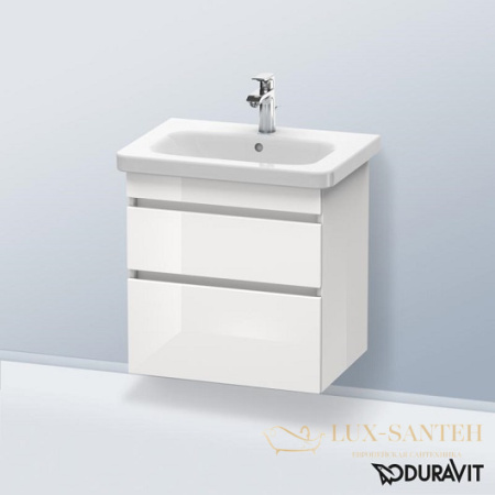 тумба под раковину duravit durastyle ds648002222 580х610х448 мм, белый
